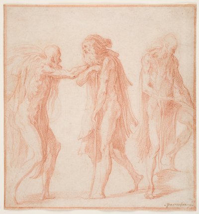 Three Old Men by Parmigianino